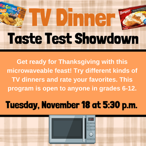 TV Dinner Taste Test